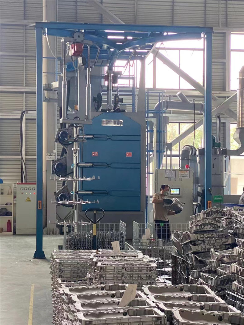 双吊钩式抛丸机