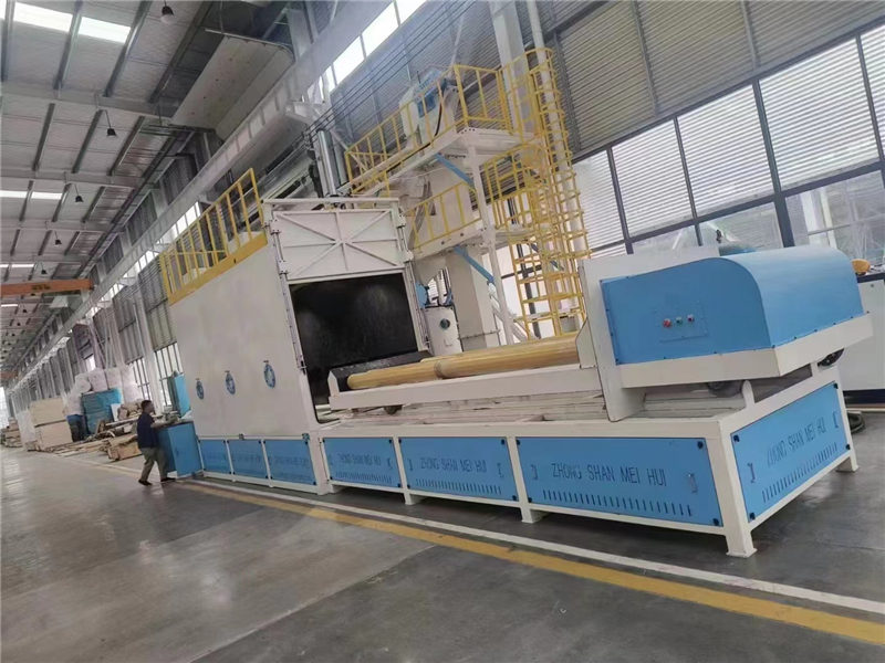 台车辊轴喷砂机